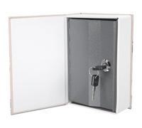 MINAOLULUS Caja Fuerte Decorativa Portátil Tipo Libro Cerradura de Combinación Caja de Seguridad Metálica Hueca para Almacenamiento Secreto en Oficina y Hogar Simulación Pizza Tower