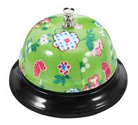 MINAOLULUS Campana de Servicio Manual para Restaurante y Bar, Timbre de Atención al Cliente Pequeño Diseño Impreso, Campana de Llamada Práctica para Recepción y Oficina Estilo Aleatorio