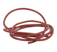 MINAOLULUS Correa para Máquina de Coser de Cuero Genuino de 4.8 Mm de Grosor Gancho Metálico, Banda de Transmisión Resistente para Máquinas de Coser Domésticas Antiguas, Repuesto Práctico