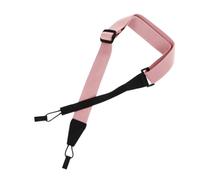 MINAOLULUS Correa Práctica para Ukelele con Colgador sin Perforación y Ligera Cinturón Duradero y Cómodo para Guitarras y Ukuleles Diseño Sencillo Rosa