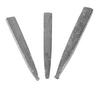 MINAOLULUS Cuña Metálica Cónica para Mango de Martillo 3 Piezas, Cuña de Repuesto de Hierro Resistente para Reforzar y Fijar Mango de Madera en Herramientas Manuales de Jardinería