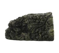 MINAOLULUS Escondite Grande para Reptiles y Anfibios, Cueva de Resina Resistente, Plataforma Rocosa para Tomar el Sol, Accesorio Decorativo para Acuarios y Terrarios, Hábitat Seguro
