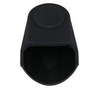 MINAOLULUS Funda Protectora de Silicona Negra para Saxofón y Clarinete, Tamaño Grande 57mm, Estuche Protector Resistente para Boquilla, Accesorio de Instrumento Musical de Viento