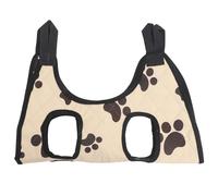 MINAOLULUS Hamaca Colgante para Mascotas Pequeña de Tela Oxford Estampada, Transpirable y Resistente para Cuidado, Corte de Uñas y Peluquería Canina, Cuatro Orificios Estilo Varios Estilos