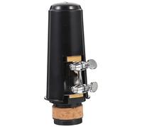 MINAOLULUS Juego de Boquillero para Clarinete Negro Ligadura y Tapa para Instrumento de Viento de Madera Accesorios de Clarinete Plástico Metal y Bambú Uso Profesional