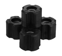 MINAOLULUS Kit de 4 Bujes de Repuesto para Eje Delantero y Cojinete de Rueda de Carretilla Manual, Compatibles Tubos de Aluminio 26-28 MM, Rodamientos Impregnados en Aceite para Segadora de