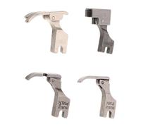 MINAOLULUS Kit de 4 Prensatelas Industriales Metálicos para Máquinas de Coser, Incluye P351, S518ns, P36n y P36ln, Accesorios para Puntada Recta, Dobladillos y Acolchado, Compatibles