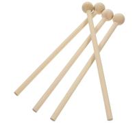 MINAOLULUS Mazos de Percusión de Madera 4 Piezas Diseño Ergonómico para Xilófonos y Woodblocks, Ideales para Enseñanza Musical y Desarrollo Habilidades