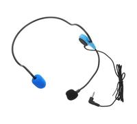 MINAOLULUS Micrófono De Diadema Azul Ey-520 Inalámbrico, Ajustable y Ligero, Micrófono Dinámico para Entrevistas, Oratoria y Grabación Profesional En Ambientes Múltiples