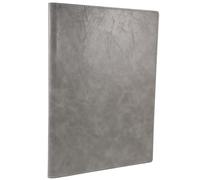 MINAOLULUS Organizador de Portafolios A4 de Piel Pu Gris Elegante, Carpeta Magnética para Documentos de Oficina, Carpeta de Negocios Multifuncional para Material de Oficina y Conferencia, 1