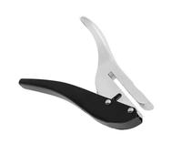 MINAOLULUS Perforadora de Papel Metálica Agujero 3 Mm Negra, Perforadora Resistente Depósito para Oficina, Hogar y Manualidades, Perfora hasta 25 Hojas de 70 G, Uso Escolar y Artístico