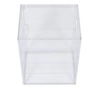 MINAOLULUS Vitrina Acrílica para Pan con Puerta Magnética, 4 Niveles Ajustables, Exhibidor para Repostería, Ahorro de Espacio Adecuado para Encimeras de Cocina