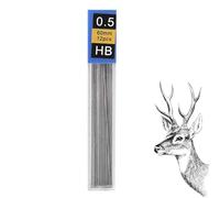 Minas de lápices recargables - Minas de lápiz de grafito, paquete de 12 | Suministros escolares para exámenes, niños, adolescentes, hogar y familia, minas de recarga para dibujo recargas de bolígrafo