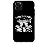 Minas Tan Grande Que Tengo Que Usar Dos Manos Pesca Pescador Diciendo Carcasa para iPhone 11 Pro Max