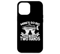 Minas Tan Grande Que Tengo Que Usar Dos Manos Pesca Pescador Diciendo Carcasa para iPhone 12 Pro Max