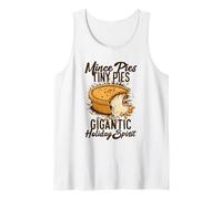 Mince Pies Tiny Pies Gigantic Holiday Spirit Camiseta sin Mangas