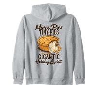 Mince Pies Tiny Pies Gigantic Holiday Spirit Sudadera con Capucha