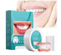 Minceetbien Silicone Reline Denture Set, Minceetbien Dentures,Adjustable Snap-in Dentur s, Silicone Dentur Reline Kit for Instant Smile Restoration (1pcs)