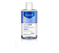 Mincer Pharma Daily Care Removedor de maquillaje de ojos de dos etapas para pieles sensibles con tragaluz y extracto de magnolia, 150 ml