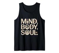 Mind, Body, Soul Design, Yoga Meditation Balance Camiseta sin Mangas
