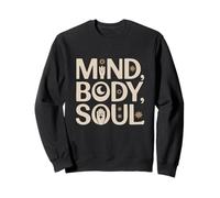 Mind, Body, Soul Design, Yoga Meditation Balance Sudadera