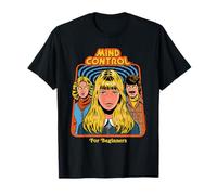 Mind Control Sarcastic Retro Vintage Funny Adult Humor Camiseta