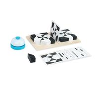 Mind Cube - de madera maciza, bloques de pensamiento estratégicos, de pensamiento práctico que promueve la conciencia espacial | Compromiso de aprendizaje en el campamento de la