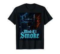 Mind If I Smoke Funny Trucker Truck Driver Trucking Dads Hombres Camiseta