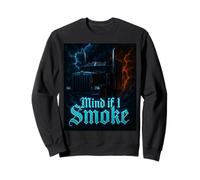 Mind If I Smoke Funny Trucker Truck Driver Trucking Dads Hombres Sudadera