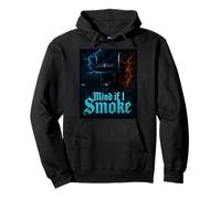 Mind If I Smoke Funny Trucker Truck Driver Trucking Dads Hombres Sudadera con Capucha