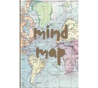 Mind Map: Beautiful notebook for school, work, sketching, and writing. Cute gift for family, friends, children, and elders.