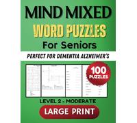Mind Mixed Word Puzzles for Seniors: Level 2 - Moderate