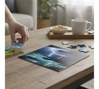 MIND & MOVE Miniland - Set de 2 Puzles Cognitivos de 12 Piezas, Escenas de Naturaleza con Alto Contraste, Estimula Lógica, Coordinación Visomotriz y Atención, Uso Terapéutico para Adultos