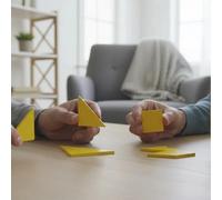 MIND & MOVE Miniland Set Tangram - Juego Geométrico Terapéutico, 2 Tangrams con 10 Retos de Ensamblaje, Estimula Lógica, Percepción Visual y Pensamiento Espacial, Uso Terapéutico para Adultos