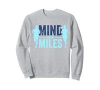 Mind Over Miles, regalos Ultra Runner, Marathoner Marathon Sudadera