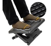 Mind Reader Cómodo Altura Ajustable, Oficina, 18 Largo x 13 Ancho x 6.75 Pulgadas de Alto, Negro