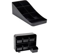 Mind Reader - Juego de 2 tazas de t y estaci n de condimentos, organizador de encimera para cocina, 18,3 cm de largo x 39,5 cm de ancho x 13,2 c