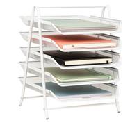 Mind Reader Organizador de Escritorio con 3 bandejas deslizantes para Cartas, Documentos, Correo, Archivos, Papel