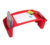 Mind Reader Sprout Collection - Escritorio portátil, Bandeja de Desayuno, Escritorio para Laptop, Bolsillos Laterales de Almacenamiento con 3 Compartimentos para Juguetes, tabletas, Libros, Juegos y