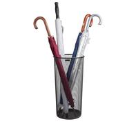 Mind Reader Umbrella Stand, Walking Cane, Wrapping Paper Entrada, Malla metálica, Largo x 26 cm de Ancho x 49 cm de Alto, Juego de 2, Metal, Negro, Pack de 1
