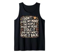 Mind Stolen by People in My Head Won'T Give It Back - Camiseta sin Mangas