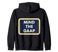 Mind The GAAP Contador Divertido Contador Contabilidad Juego de Palabras Diversión Sudadera con Capucha