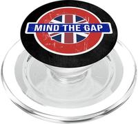 Mind The Gap - Gran Regalo de Viaje para turistas de Vacaciones en Londres PopSockets PopGrip para MagSafe
