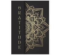 Mindful Daily Planner: Undated Gratitude & Affirmation Journal with Prompts: - (170Mm X 244Mm) - 180 Pages (Black).
