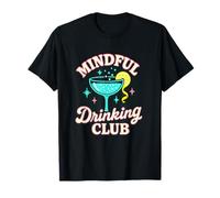 Mindful Drinking Club, Estilo Retro, generación Z, sobriedad, Ambiente Juvenil Camiseta