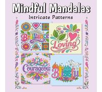 Mindful Mandala Coloring Book: 50 Beautiful Mandala Designs for Stress Relief, Mindfulness, Creativity, and Relaxation | Single-Sided Pages for Adults and Teens
