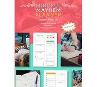 Mindful Mayhem Planner A4: Premium ADHD-Friendly Undated Organiser | Task Chunking & Dopamine Boosters | Neuroinclusive Design for Professionals