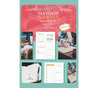 Mindful Mayhem Planner A5 - Compact ADHD-Friendly Undated Planner | On-the-Go Task Chunking & Dopamine Boosters | Travel-Size Neuroinclusive Design