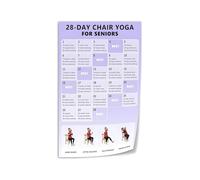 Mindful Movement for Well-Being Poster, Gentle Yoga Inspired Canvas for Office Bedroom Wall(Framed,16x24inch(40x60cm))