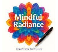 Mindful Radiance: 16 Unique and Colorful Geometric and Kaleidoscope Mandala Type Designs for Outlining, Tracing, Reverse Coloring, and Doodling Mindfulness, Relaxation, and Artistic Creativity